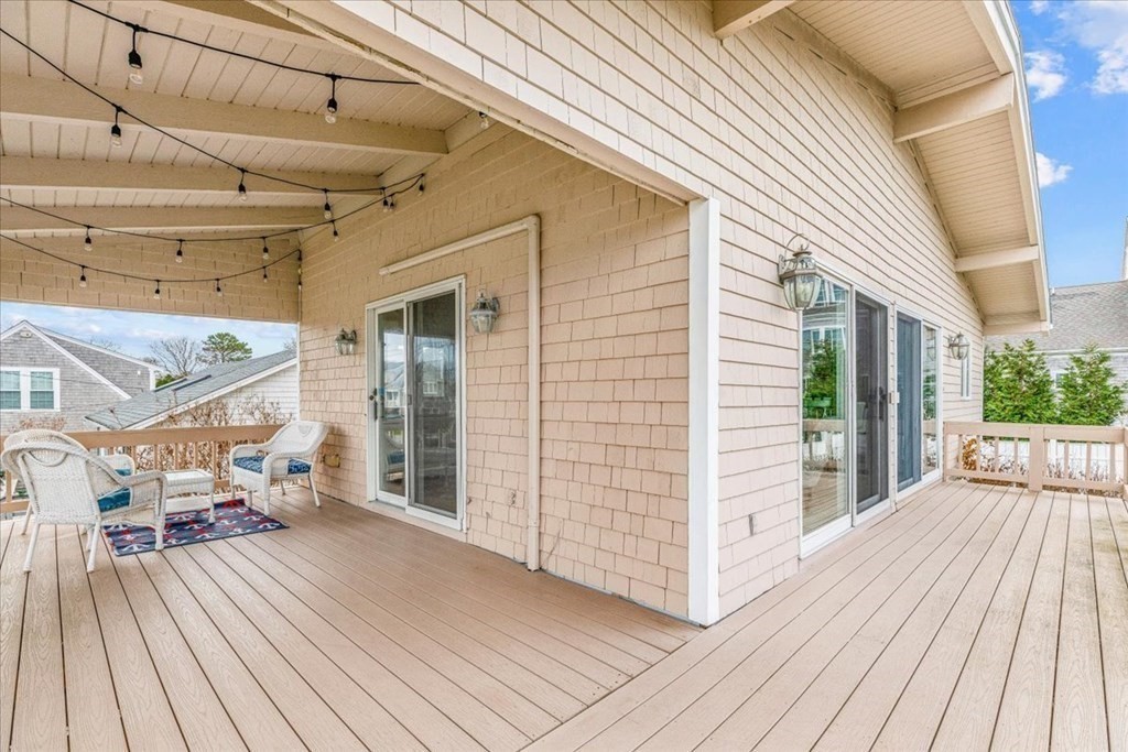 8 Feake Avenue Sandwich, MA 02563 - Photo 25 of 34 a view of a patio with wooden floor