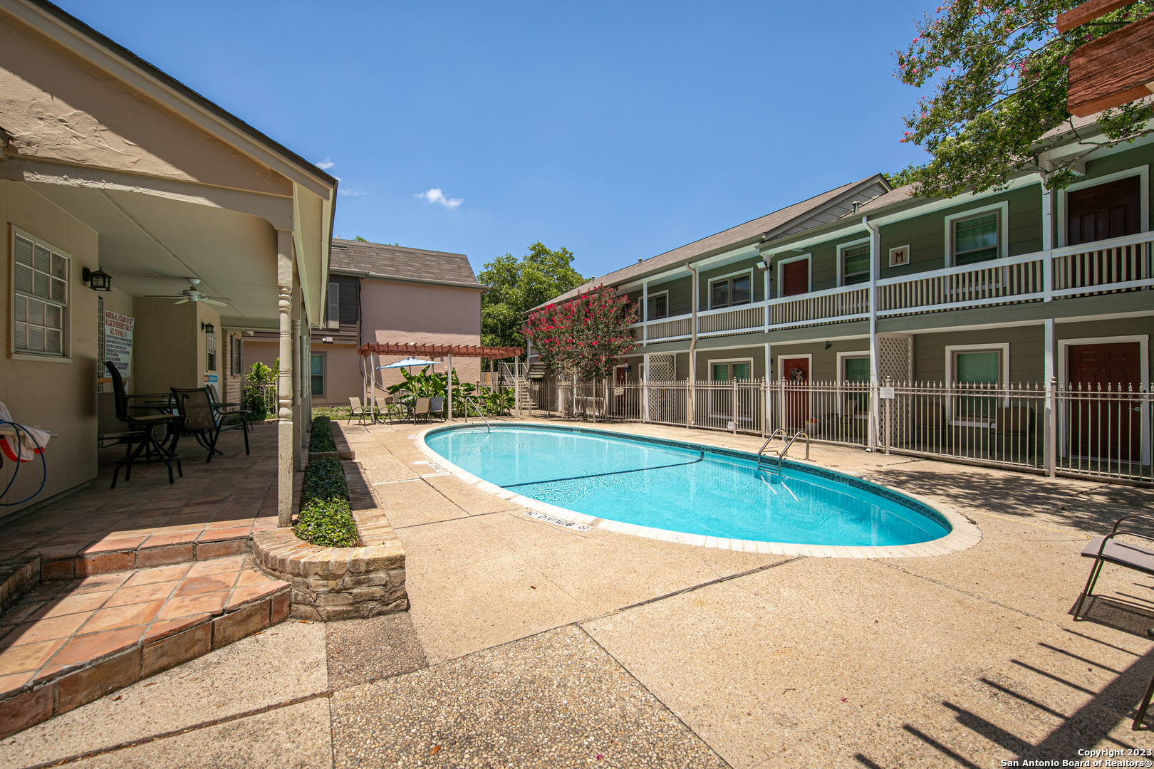 2300 Nacogdoches Road, Unit 169T San Antonio, TX 78209 - Photo 1 of 1 a view of swimming pool with outdoor seating