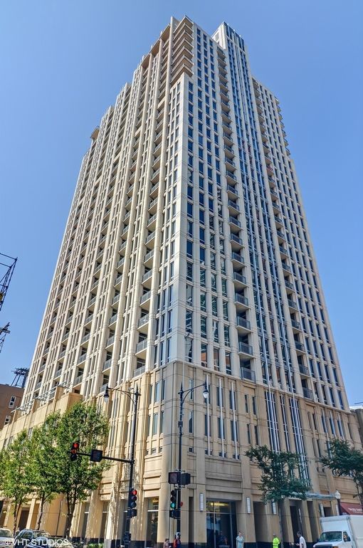 front view of a tall building