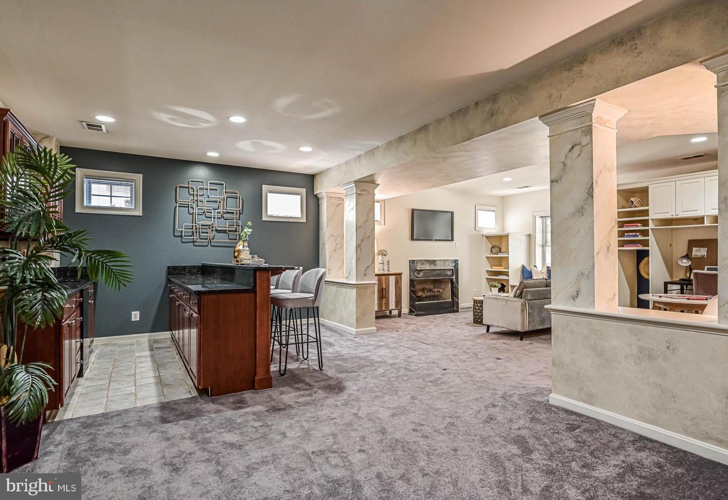 6516 76th Place Cabin John, MD 20818 - Photo 34 of 46 a view of a livingroom with furniture and an entryway