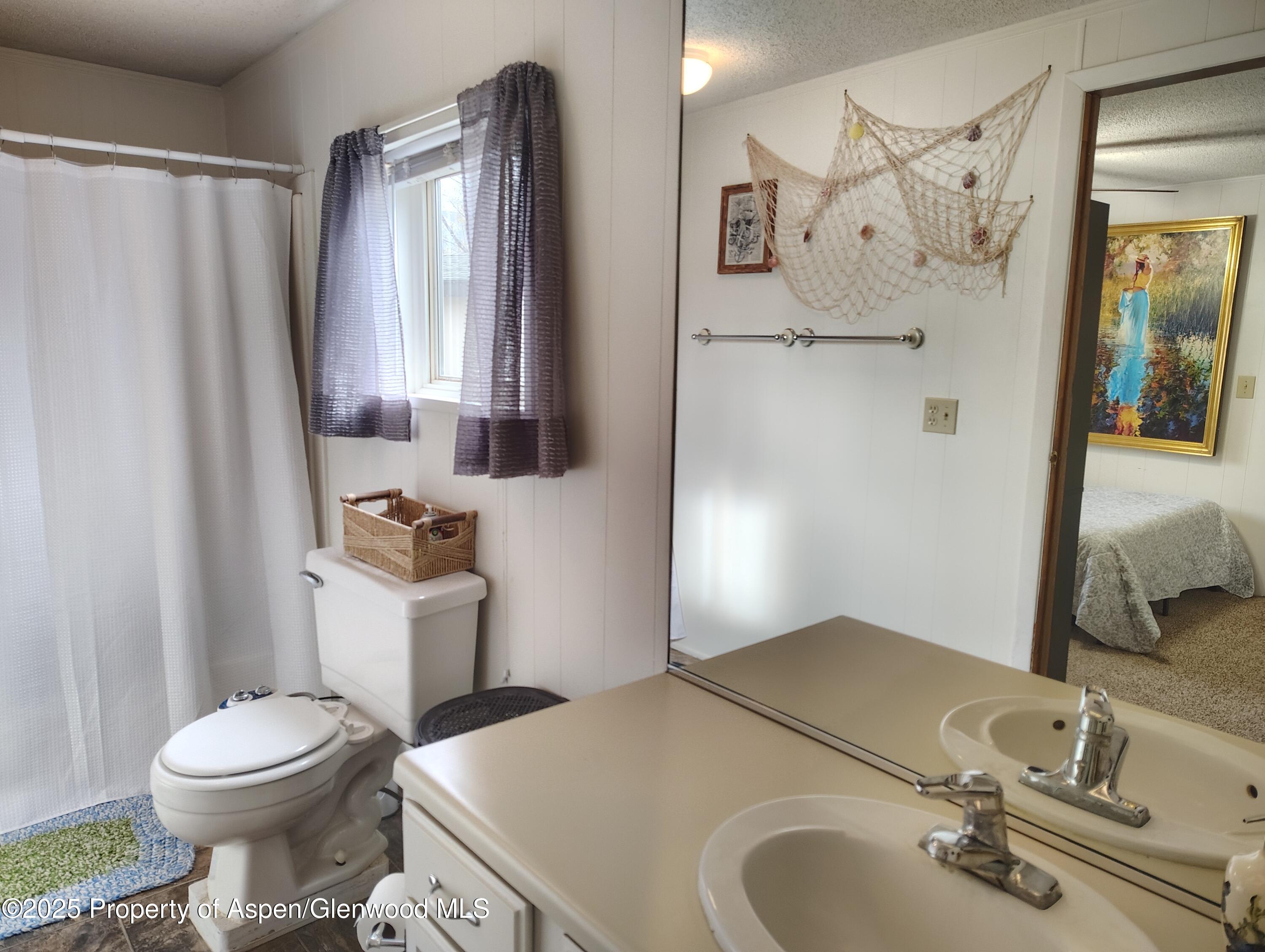 8 St John Circle Parachute, CO 81635 - Photo 18 of 32 a bathroom with a sink toilet and mirror