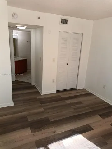 a view of wooden door