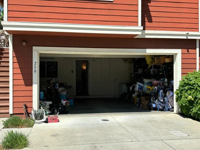 a view of car garage