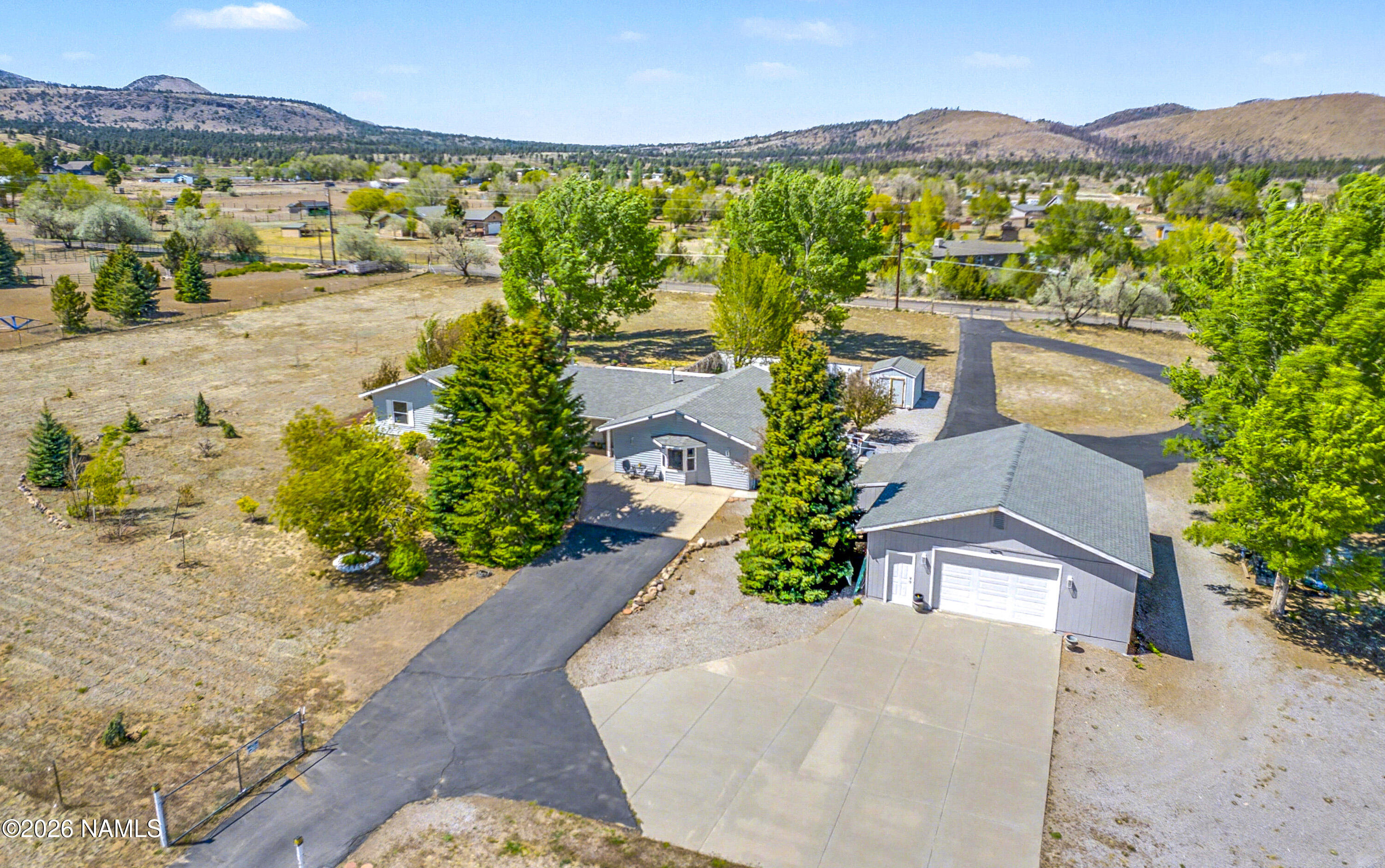 5640 East Atkinson Road Flagstaff, AZ 86004 - Photo 12 of 53 Front of the House Aerial View