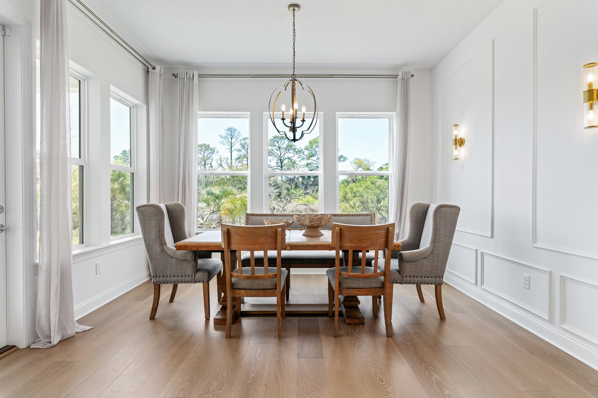 164 Tesoro Terrace St. Augustine, FL 32095 - Photo 16 of 98 a view of a dining room with furniture window and outside view