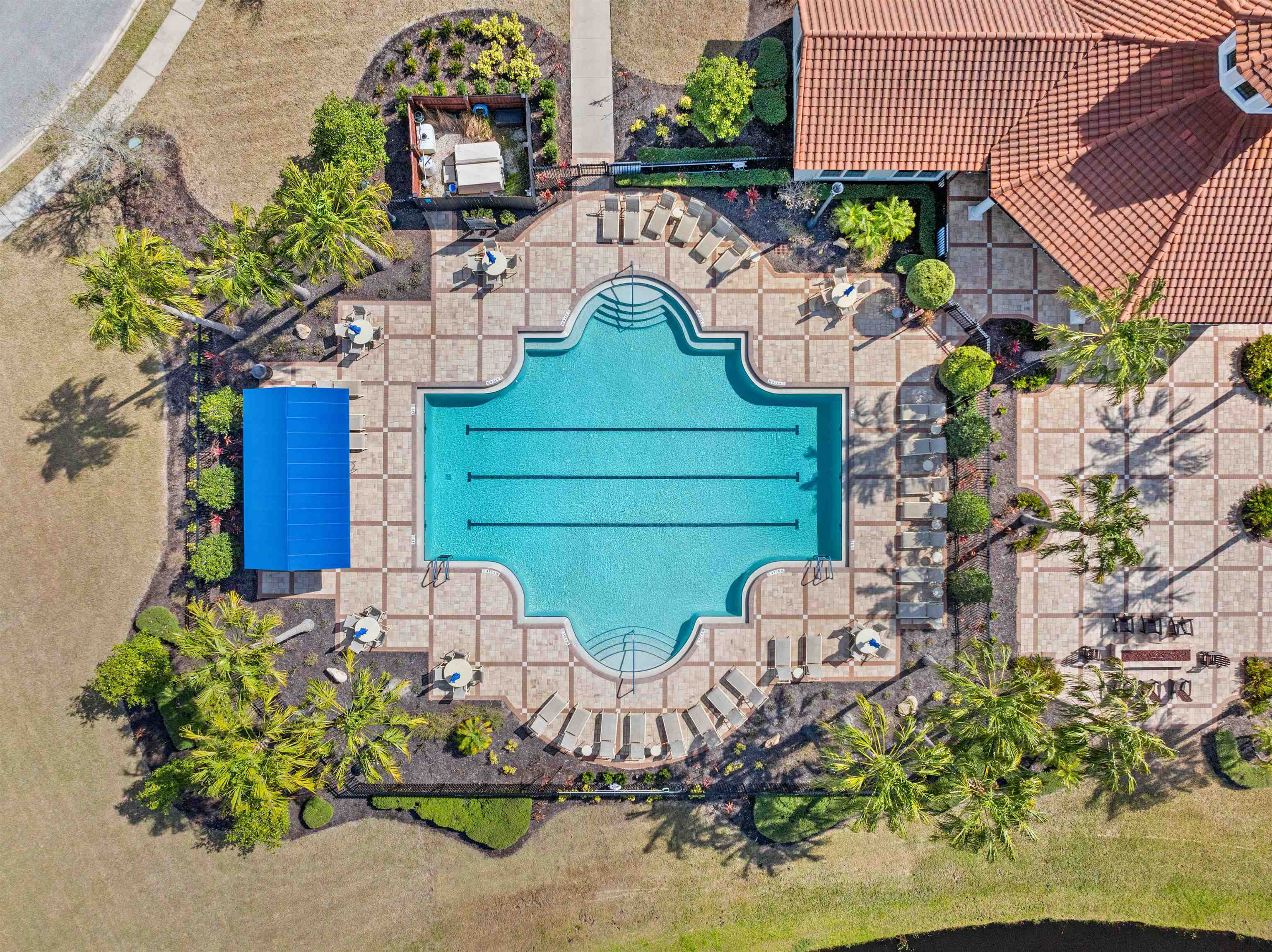164 Tesoro Terrace St. Augustine, FL 32095 - Photo 85 of 98 an aerial view of a house with outdoor space and sitting area