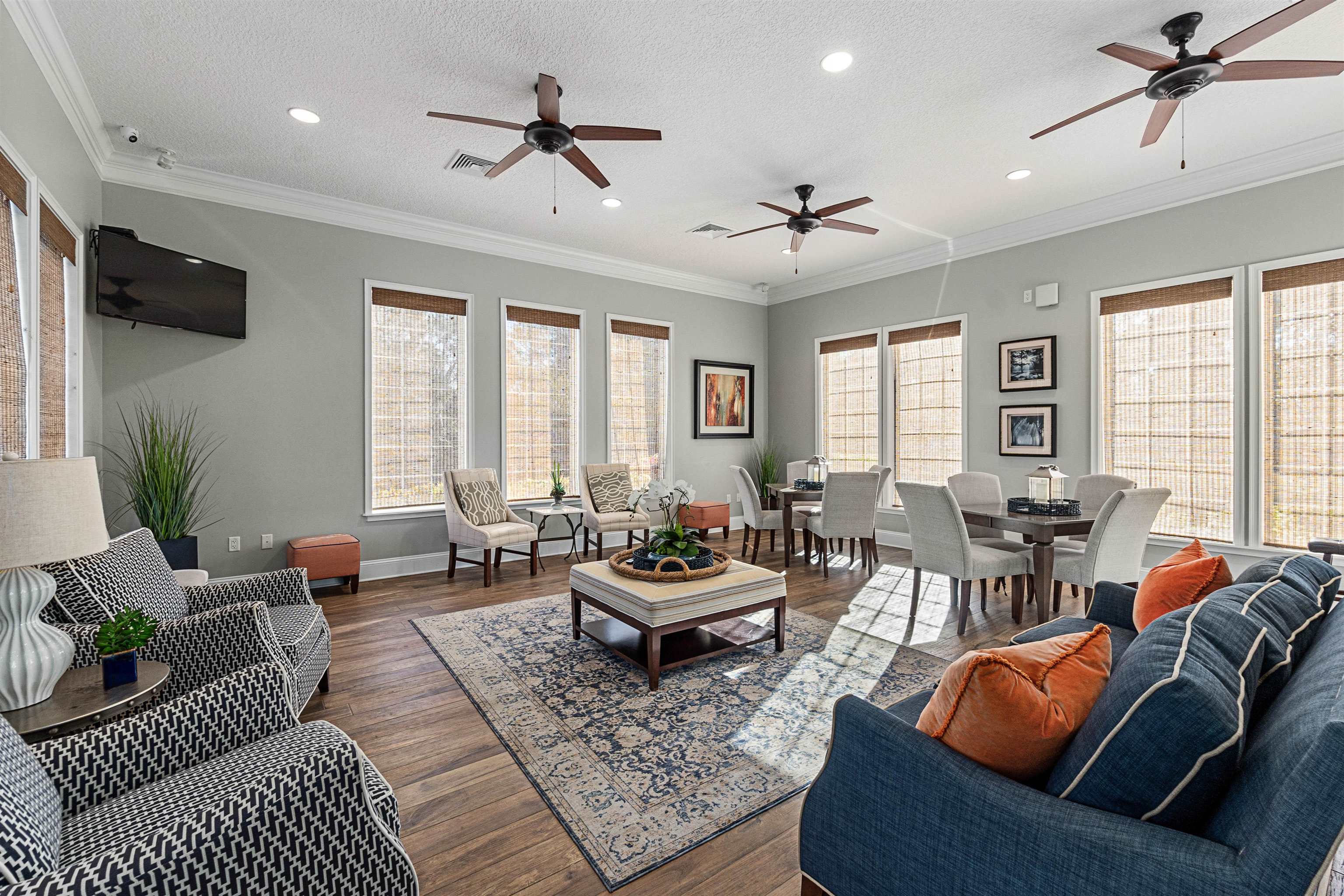 164 Tesoro Terrace St. Augustine, FL 32095 - Photo 90 of 98 a living room with furniture ceiling fan and a window