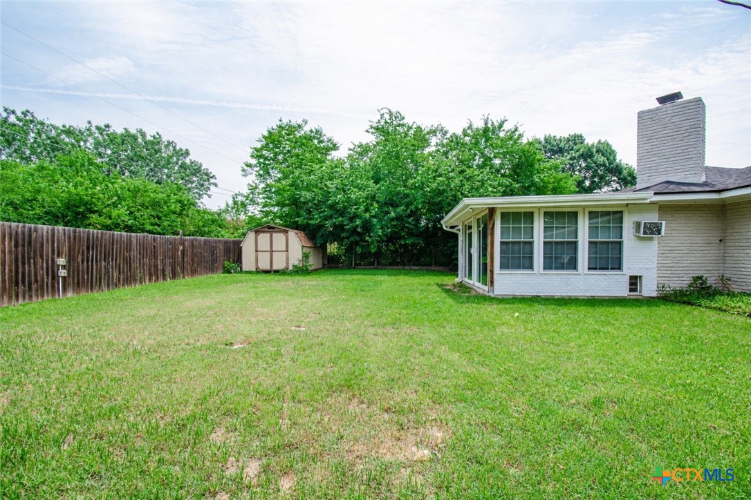 4512 Briar Cliff Road Temple, TX 76502 - Photo 20 of 20 Backyard + Storage Shed