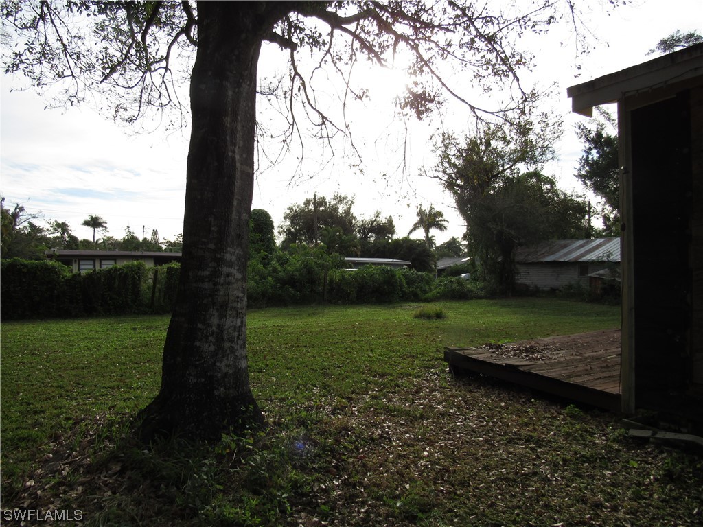 1140 River Road North Fort Myers, FL 33903 - Photo 14 of 17 a view of a garden with an outdoor space