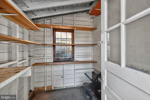 a view of storage and utility room