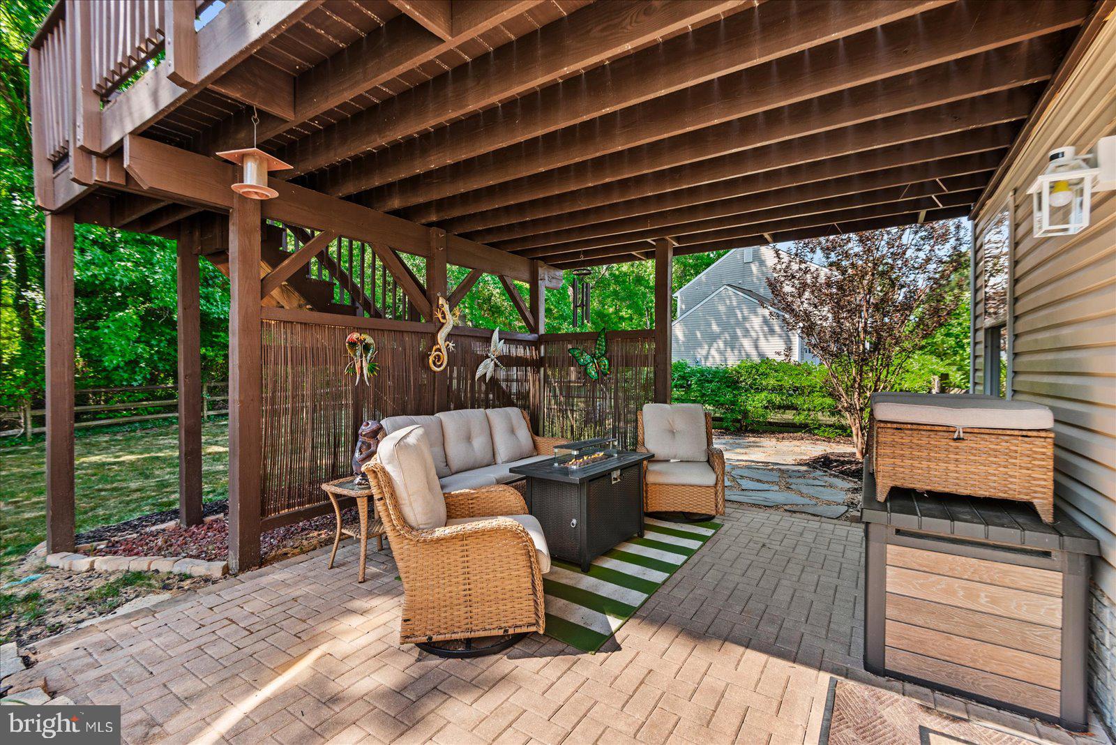 302 Forest Avenue Colonial Beach, VA 22443 - Photo 50 of 56 Private Area on Patio outside Sliding Glass Door