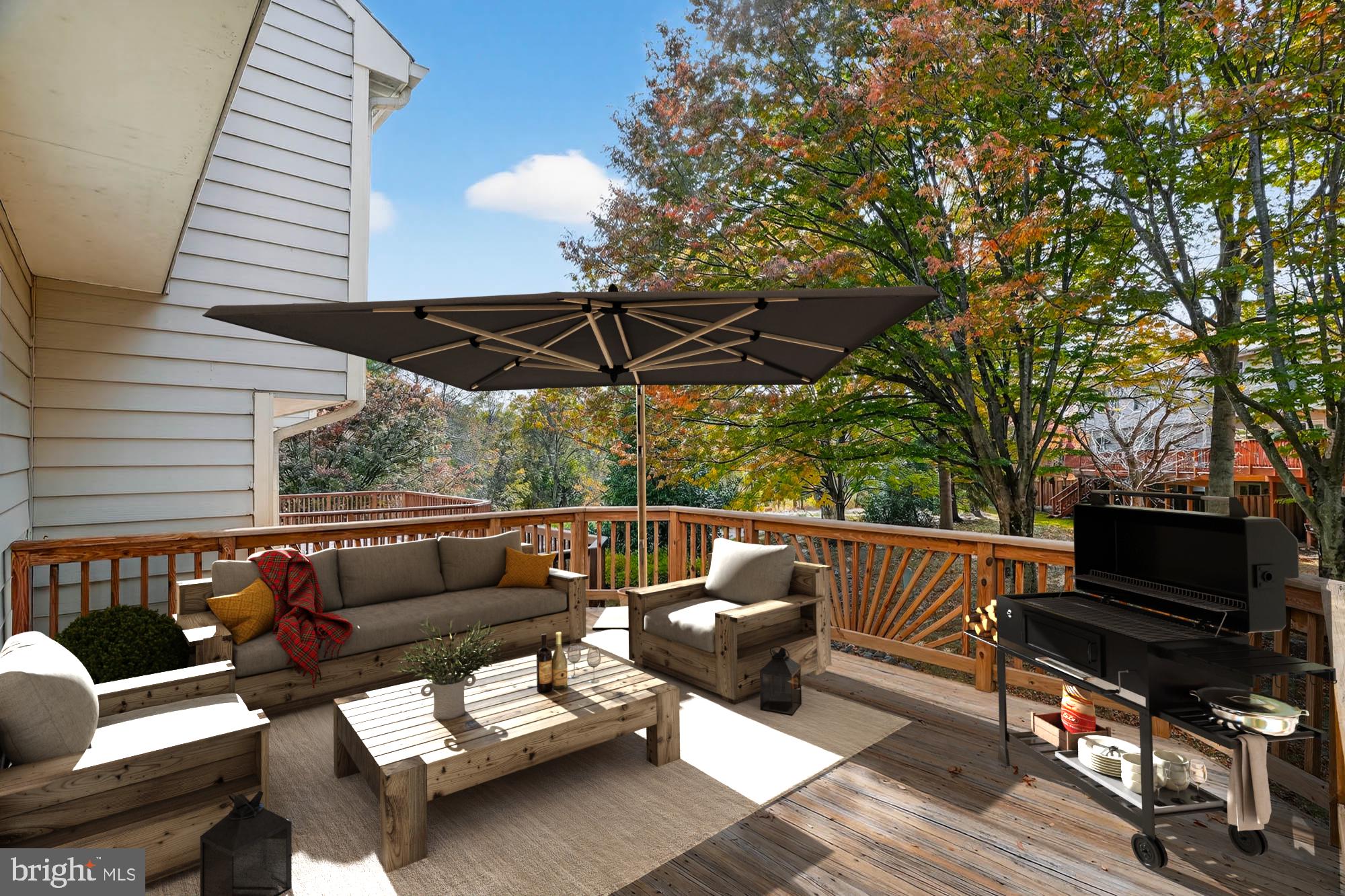 5505 April Journey, Unit 123 Columbia, MD 21044 - Photo 33 of 41 Spacious deck