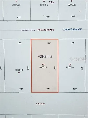 $17,900 | 1011 Tropicana Drive, Indian Lake Estates, FL 33855