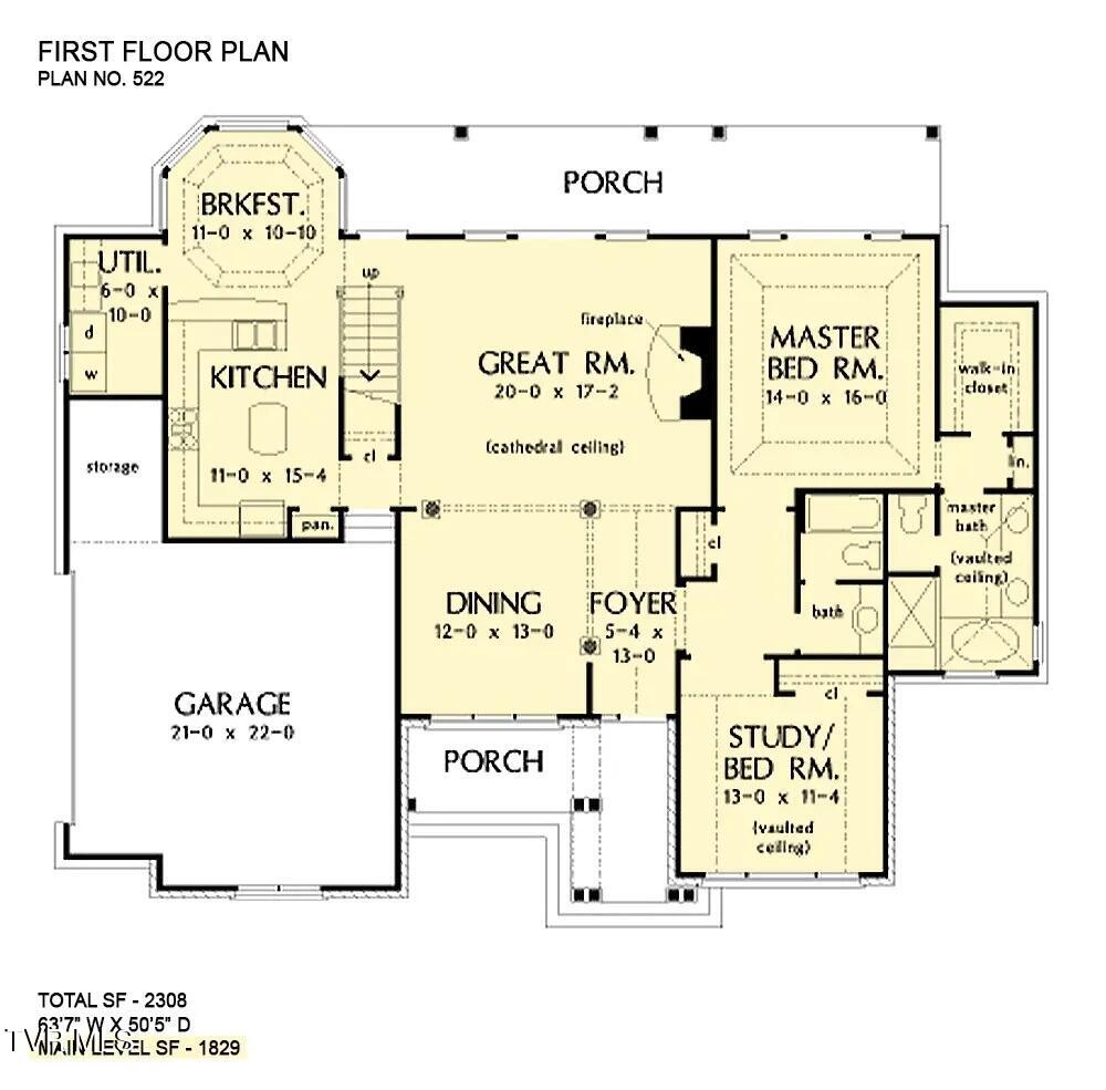 222 Locke Road Rogersville, TN 37857 - Photo 30 of 47 Wentworth-house-plan-522-first-floor-pla