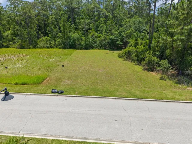 a view of a yard with an outdoor space