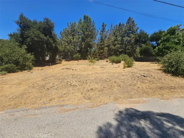 a view of a snow on the road