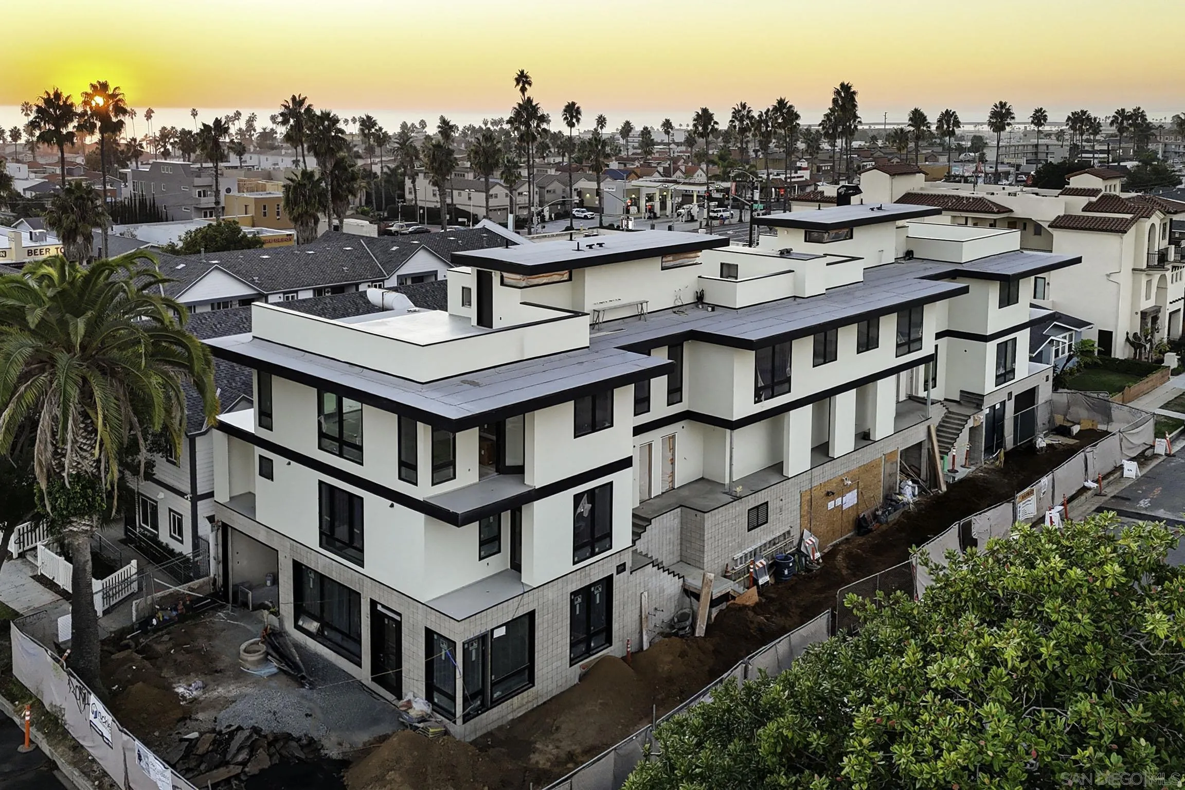 505 North Freeman Street, Unit 201 Oceanside, CA 92054 - Photo 12 of 14 an aerial view of residential houses with outdoor space and trees