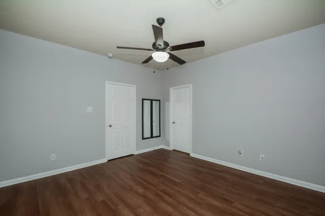 wooden floor in an empty room