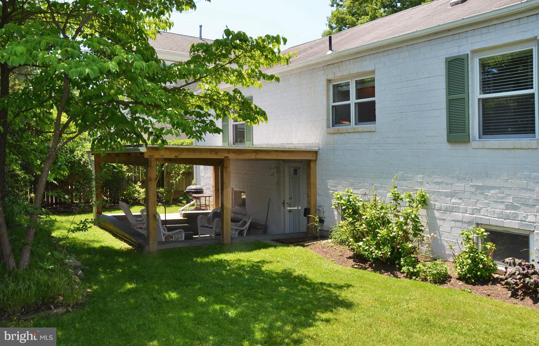 5209 Sangamore Road Bethesda, MD 20816 - Photo 3 of 30 Rear of house with covered patio.
