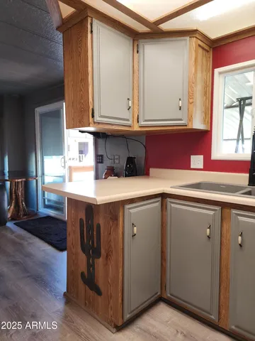 a view of front door