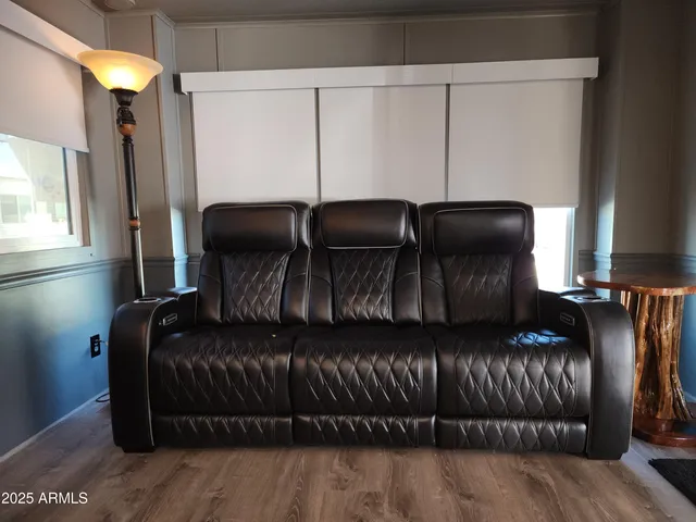 a water heater sitting on top of a shelf