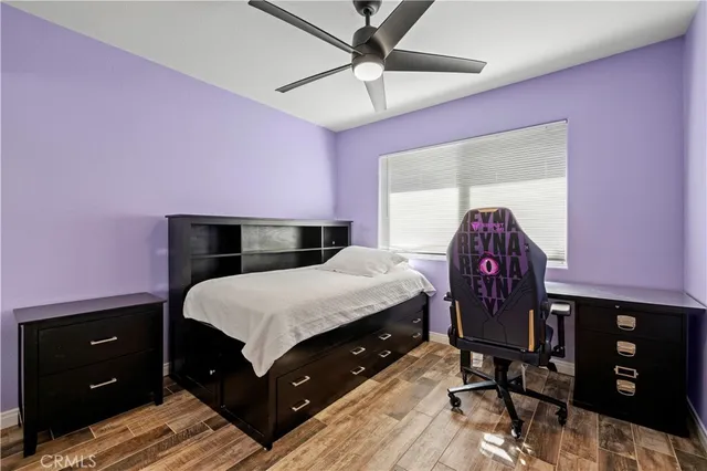 a view of backyard of house