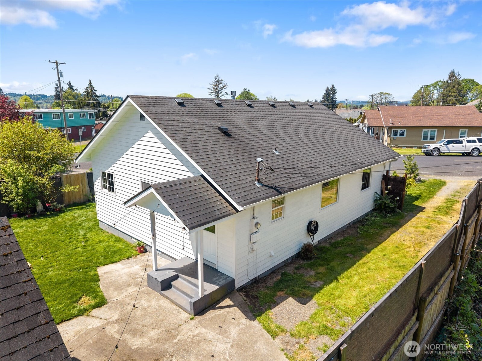 226 Southwest 16th Street Chehalis, WA 98532 - Photo 23 of 38 an aerial view of a house with a yard