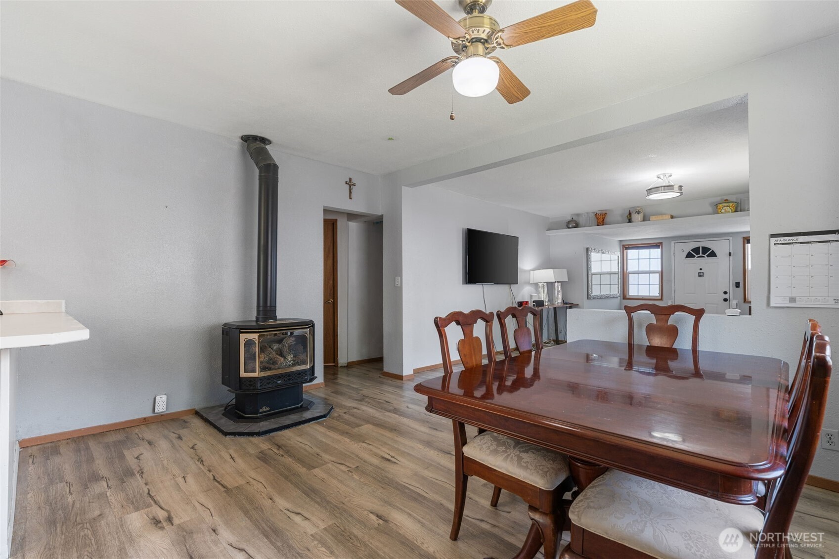 226 Southwest 16th Street Chehalis, WA 98532 - Photo 9 of 38 a view of a dining room with furniture and wooden floor