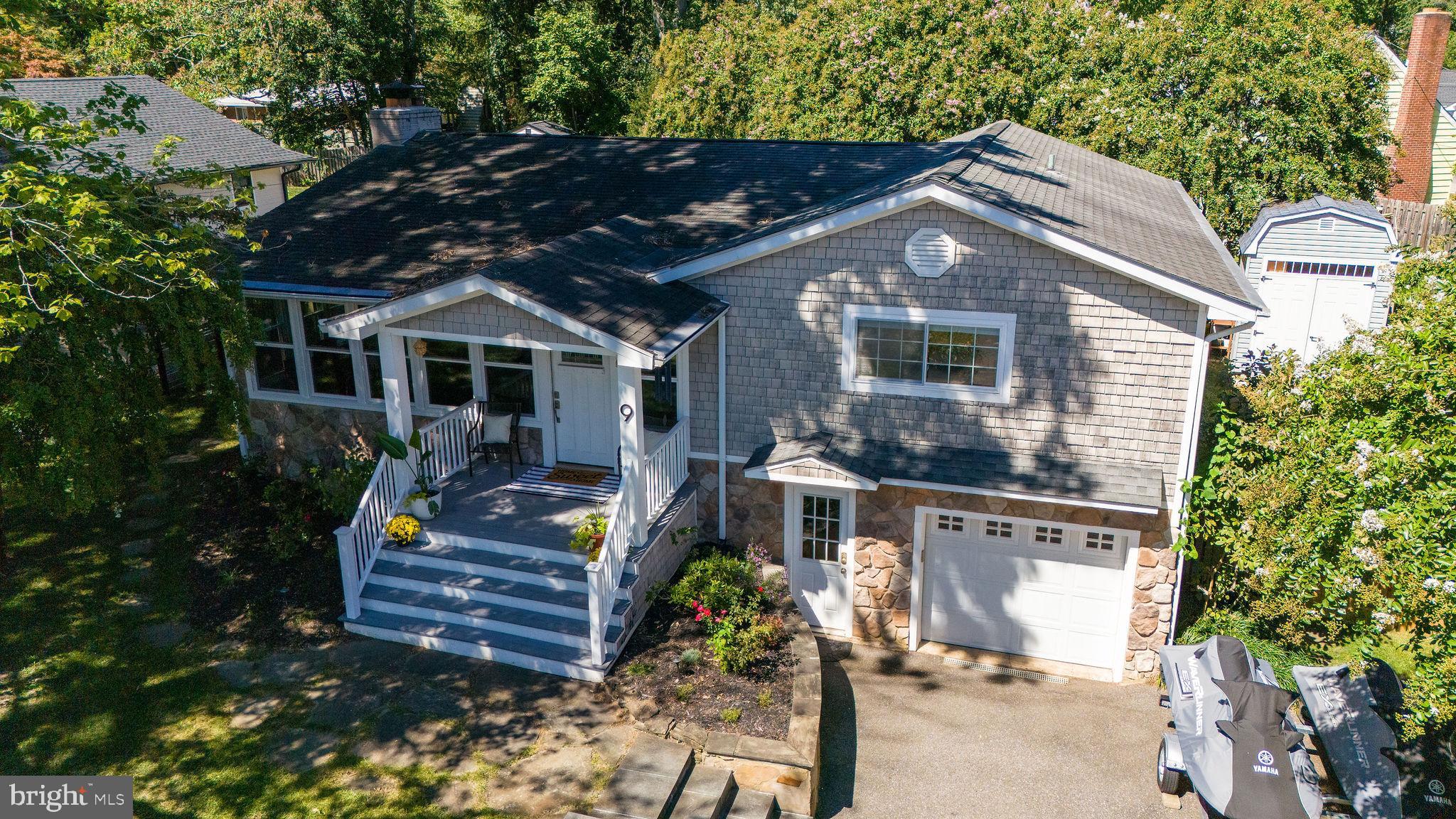 9 Beach Road Severna Park, MD 21146 - Photo 1 of 58 a front view of house with a garden