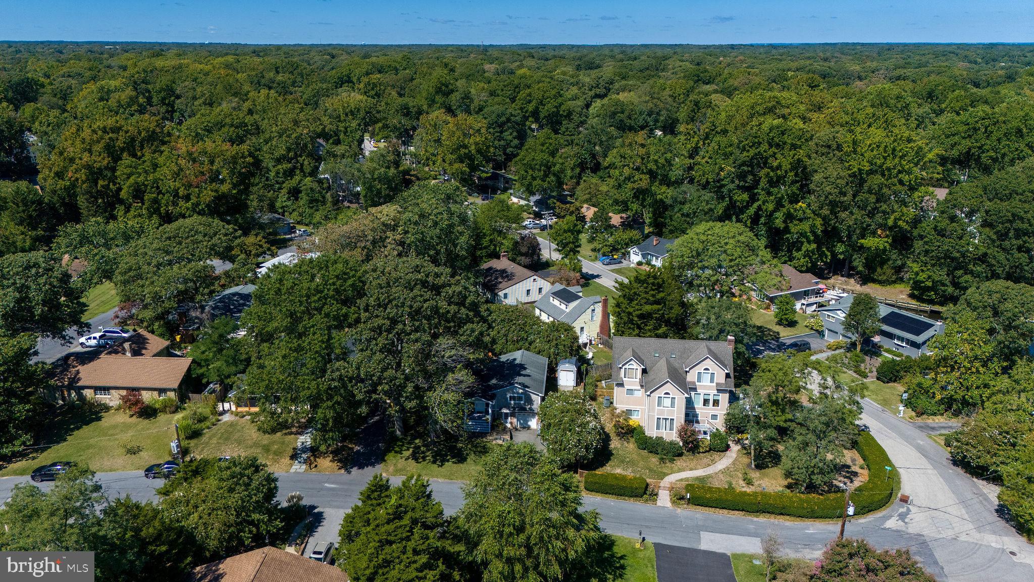 9 Beach Road Severna Park, MD 21146 - Photo 9 of 58 an aerial view of a house with a yard