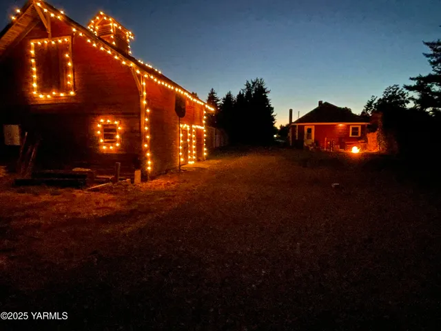 wooden view of a house and outdoor space