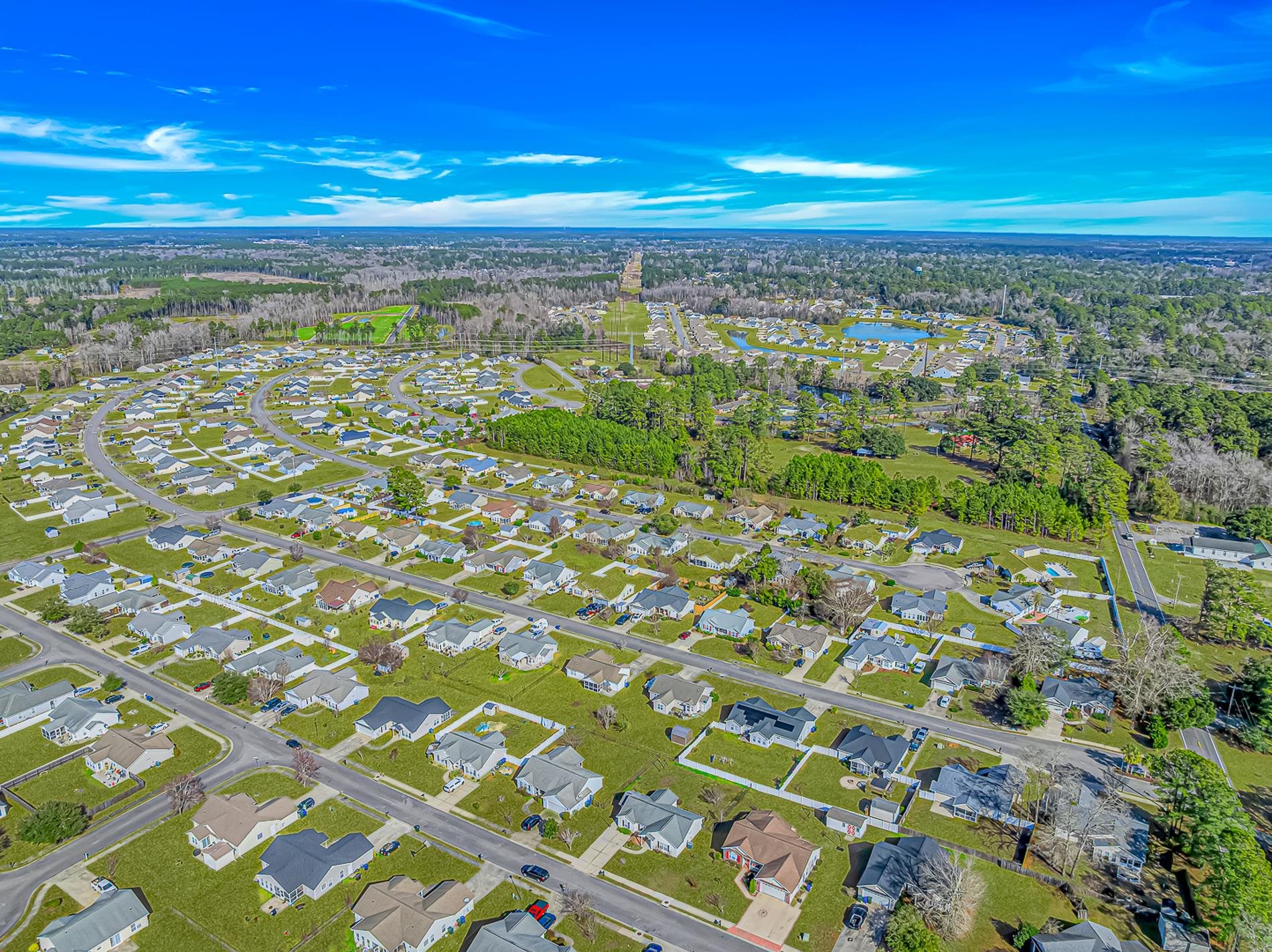 1012 Cadbury Court Conway, SC 29527 - Photo 40 of 40 Aerial perspective of suburban area with a nearby body of water