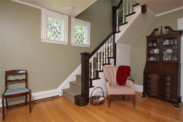 18 Walnut Road Hamilton, MA 01982 - Photo 5 of 14 a view of entryway with wooden floor and stairs