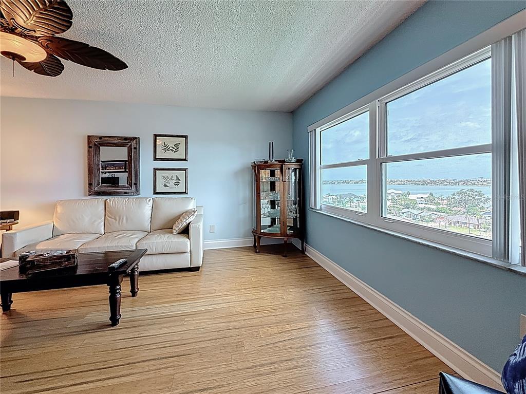 4725 Cove Circle, Unit 908 St. Petersburg, FL 33708 - Photo 23 of 61 a living room with furniture and a large window