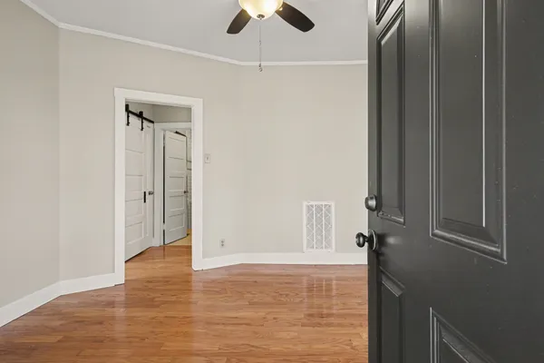 wooden floor in an empty room