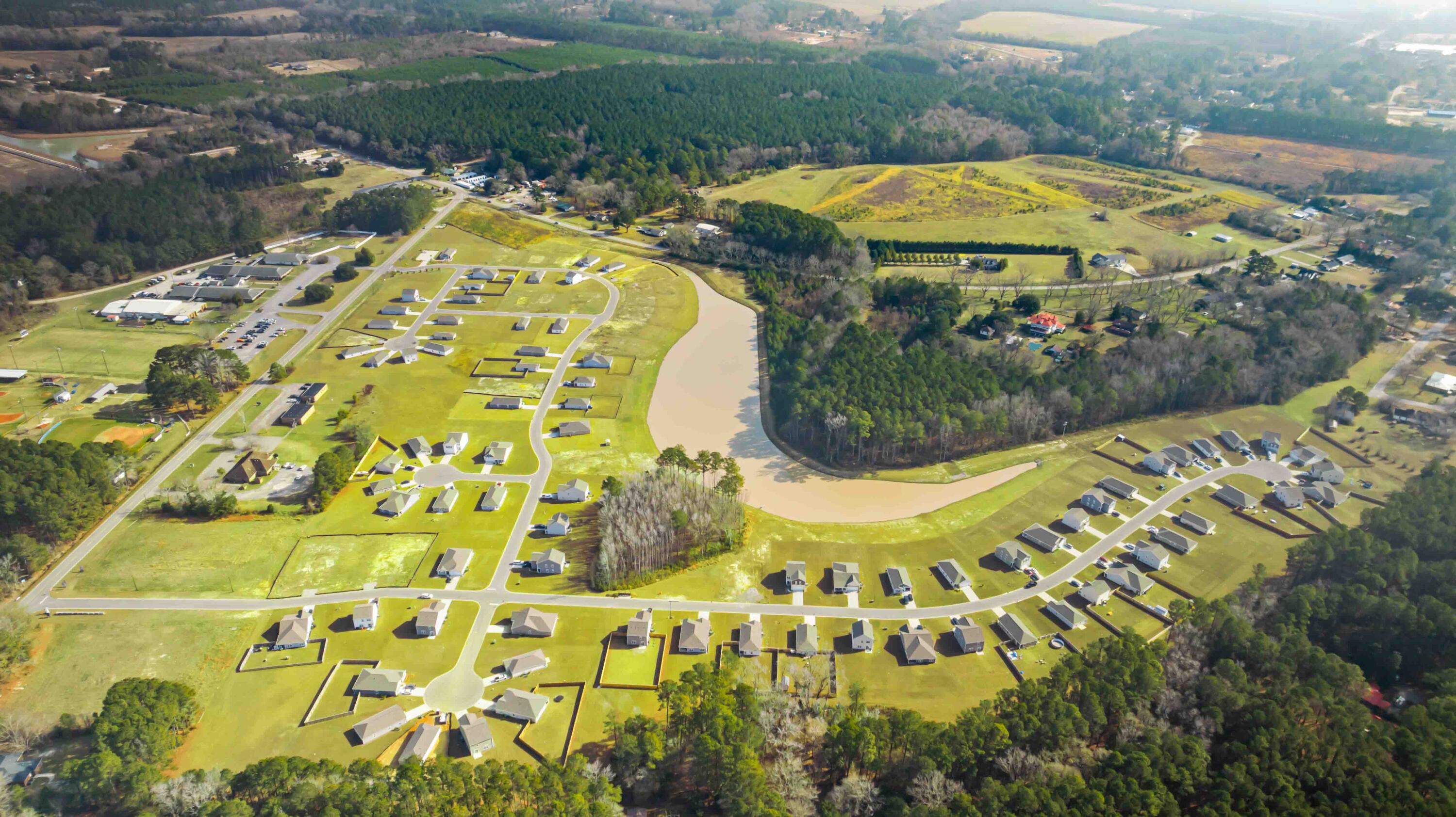 257 Walters Road Holly Hill, SC 29059 - Photo 26 of 27 Evergreen Drone 6