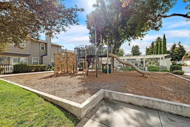 a view of a backyard space