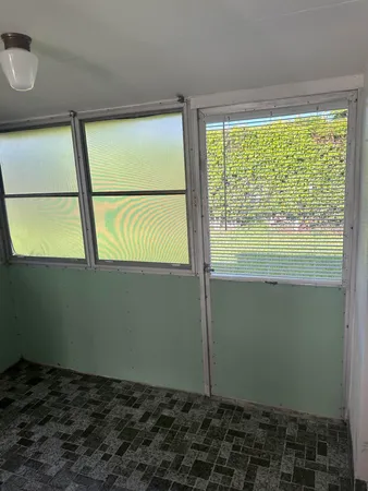 a view of a room with window