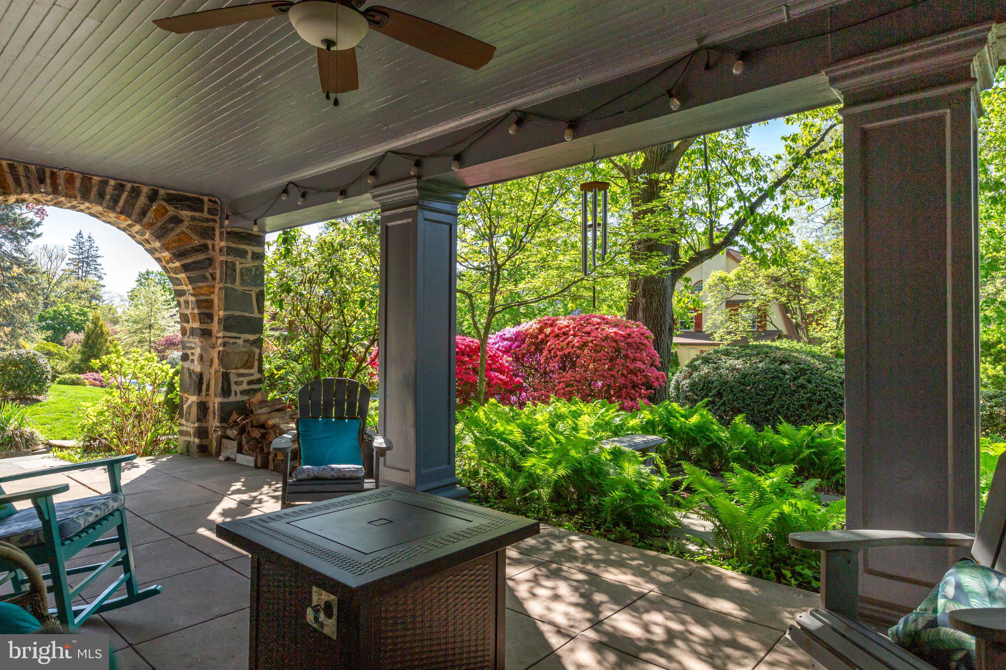 123 Penarth Road Bala Cynwyd, PA 19004 - Photo 7 of 62 Charming Front Porch w/ Archways