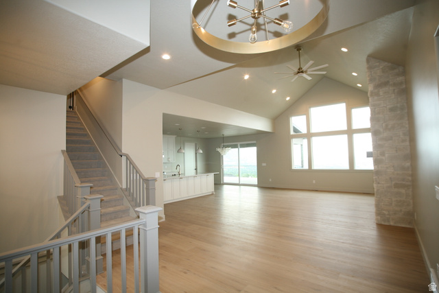 635 East Mountain Road North Ogden, UT 84414 - Photo 6 of 33 Light wood-finish flooring throughout the main living area