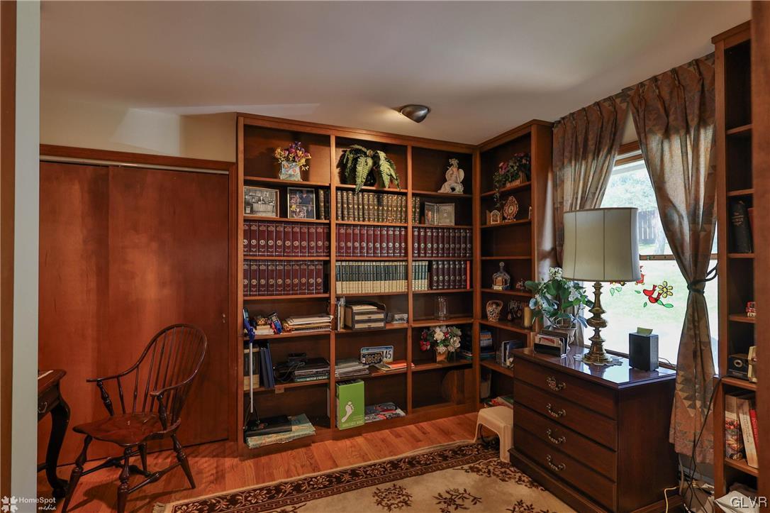 3319 Spring Valley Road Slatington, PA 18080 - Photo 12 of 44 Library/Study with built in bookcases and hardwood