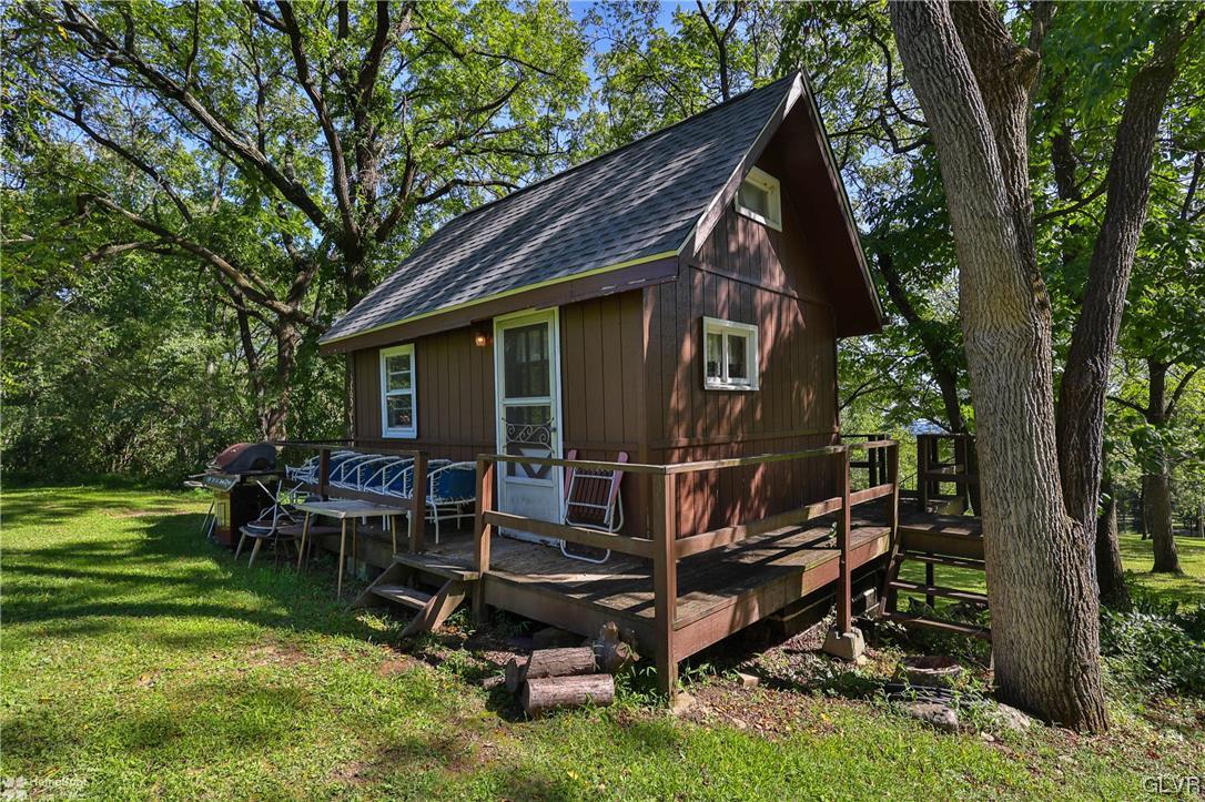 3319 Spring Valley Road Slatington, PA 18080 - Photo 25 of 44 Cabin on the grounds with loft bedroom and living
