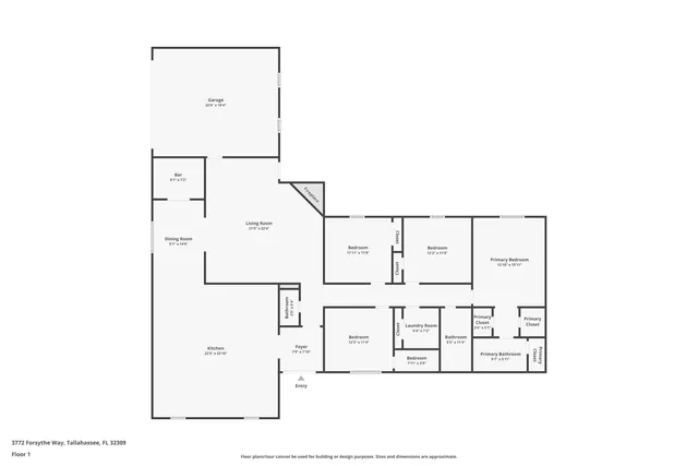 $489,900 | 3772 Forsythe Way, Tallahassee, FL 32309