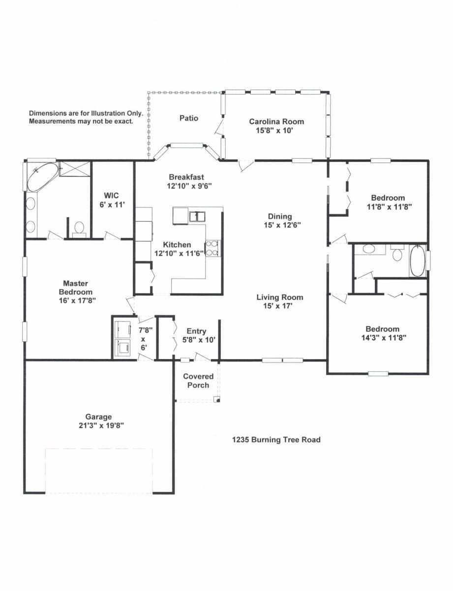 1235 Burning Tree Road Pinehurst, NC 28374 - Photo 48 of 48 1235floorplan