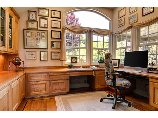 14065 Arnerich Road Los Gatos, CA 95032 - Photo 11 of 25 a view of a livingroom with workspace and a window
