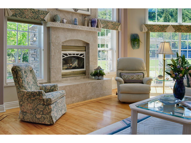 14065 Arnerich Road Los Gatos, CA 95032 - Photo 5 of 25 a living room with furniture and a fireplace