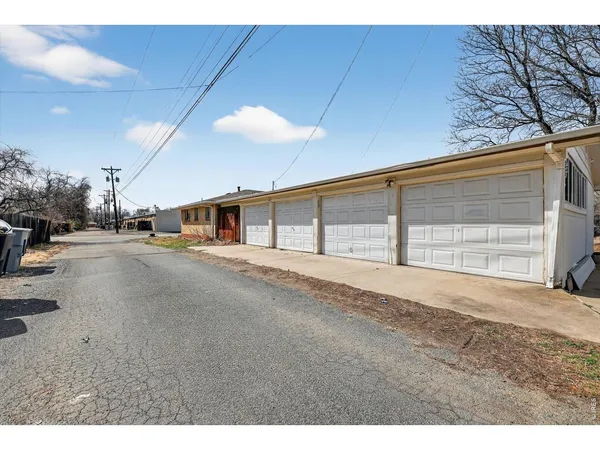 a living room with a large window