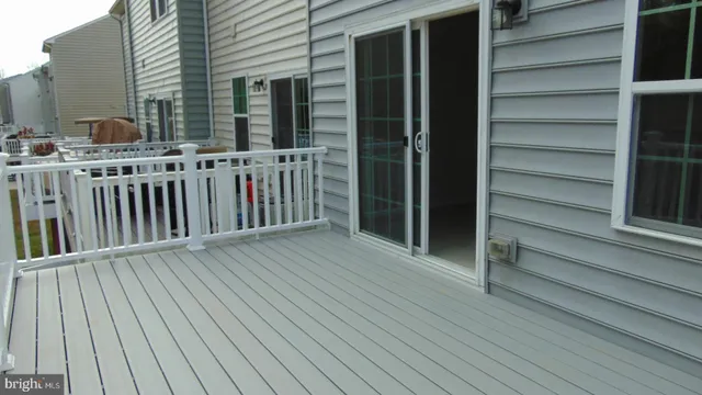 a view of a house with a deck