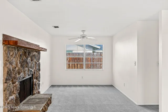 a view of an empty room