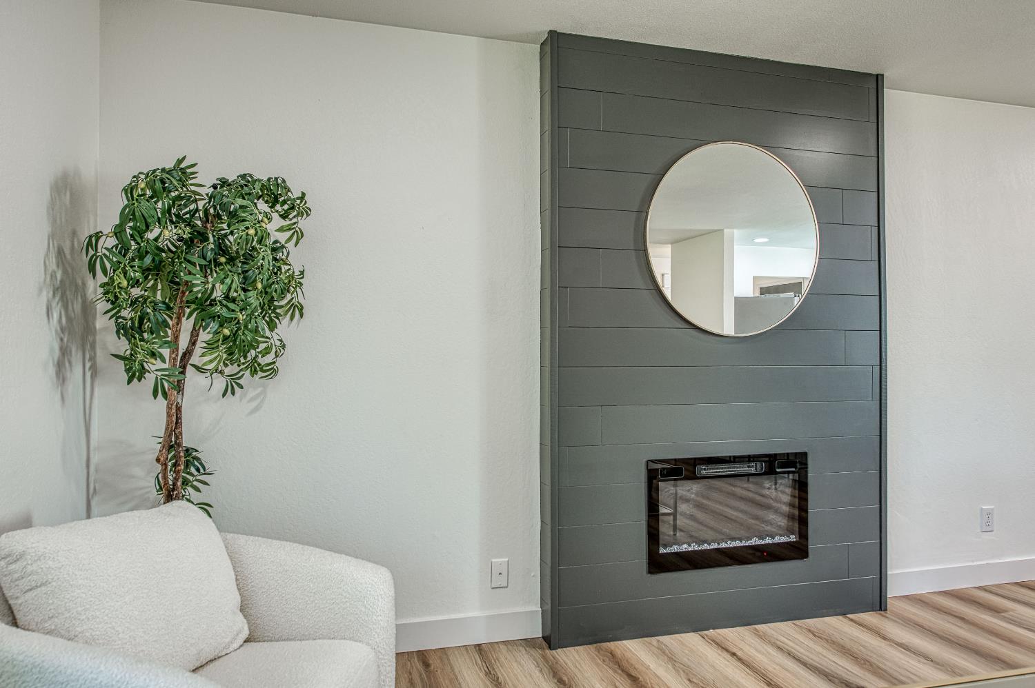 1747 Gettysburg Avenue Clovis, CA 93611 - Photo 18 of 39 a living room with a couch and a potted plant
